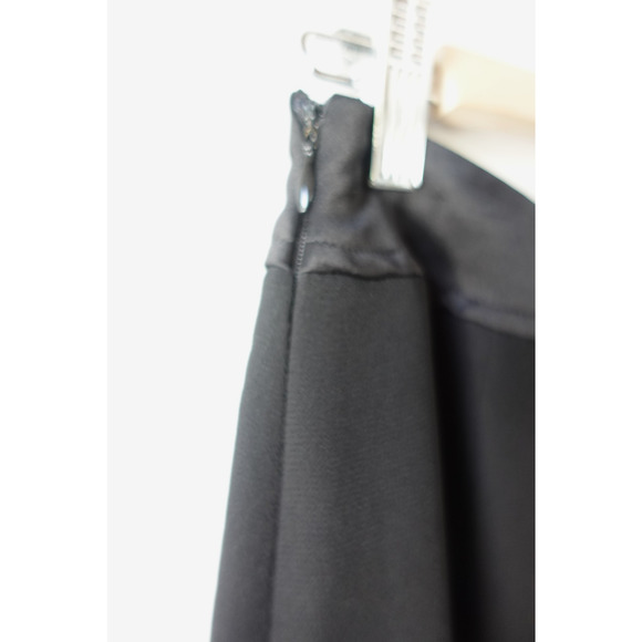 Vintage Cache Skirt 10 Black Asymmetrical Ruffle Midi Maxi Whimsigoth 90s Y2k - Picture 5 of 8